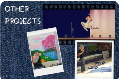 View murals, performances, props, and other creative projects