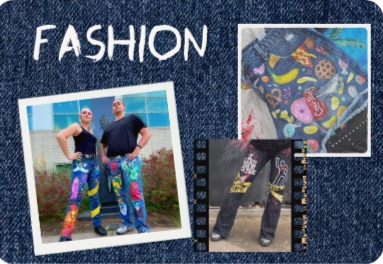 View custom painted clothing and fashion portfolio View custom painted clothing and fashion portfolio