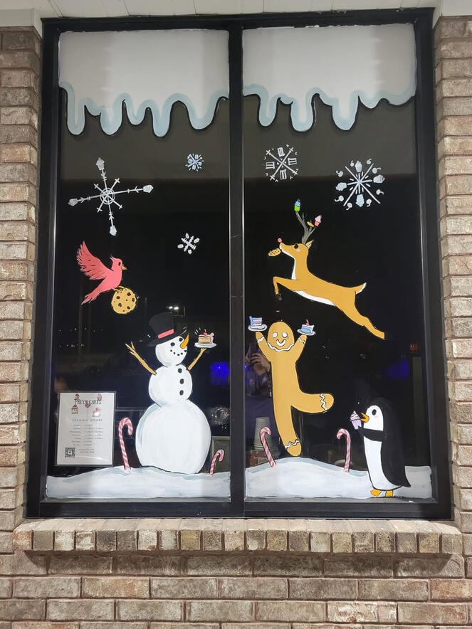 Christmas Bakery Window