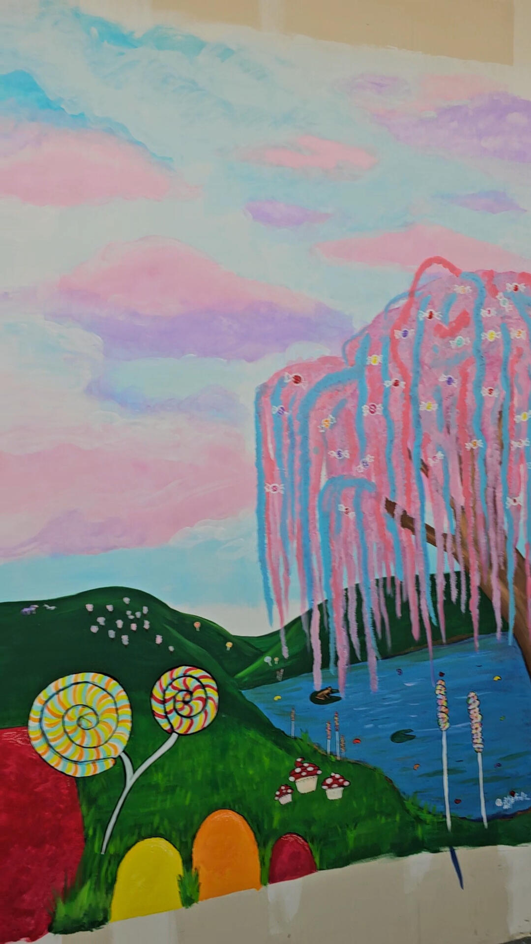 final candy inspired mural