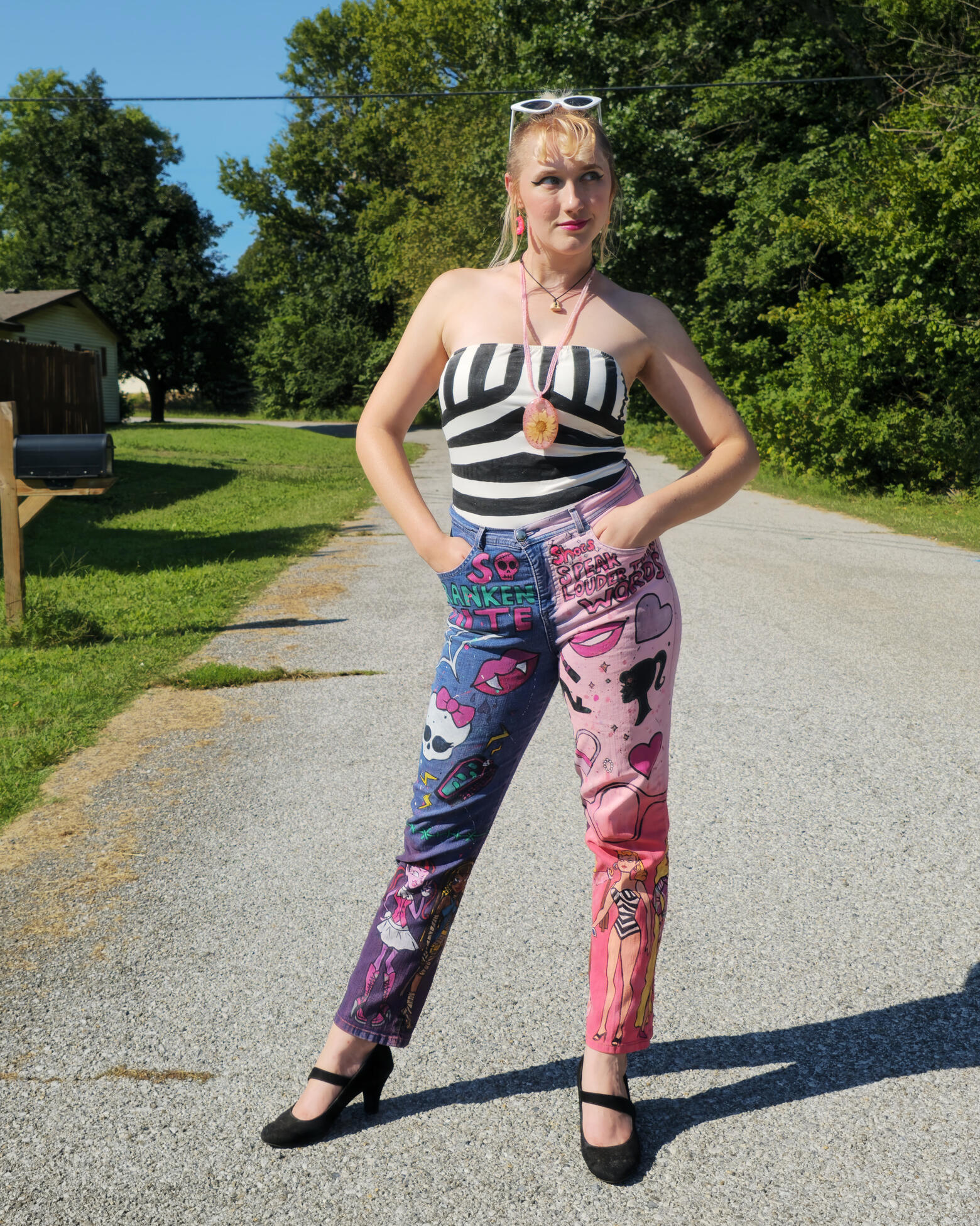Monstar High/Barbie jeans