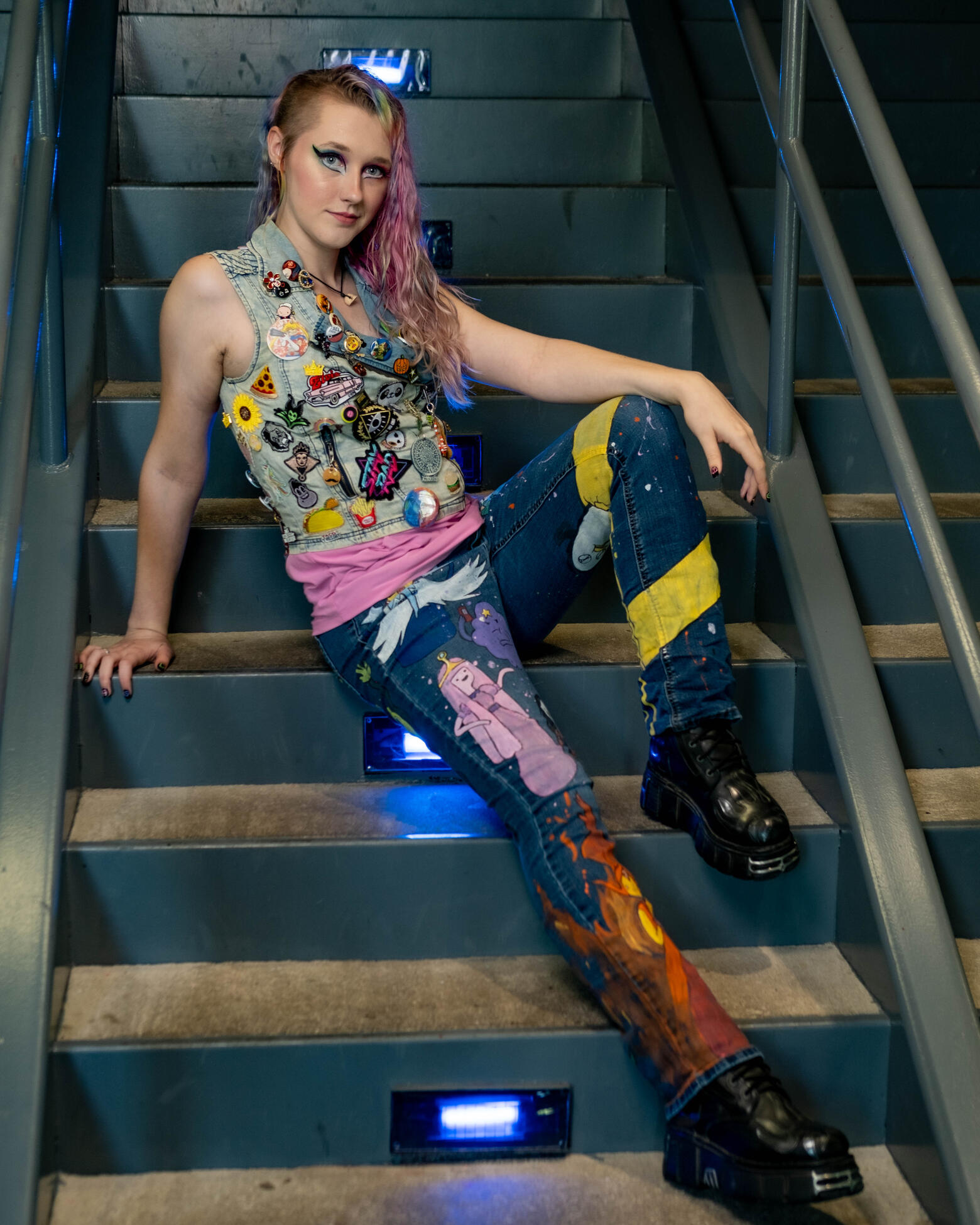 Adventure Time jeans (📸Scott Snider)