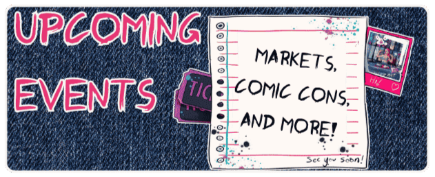 View upcoming Atagirl markets and comic conventions